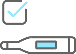 毎朝、現場作業開始前に検温・体調の確認、報告